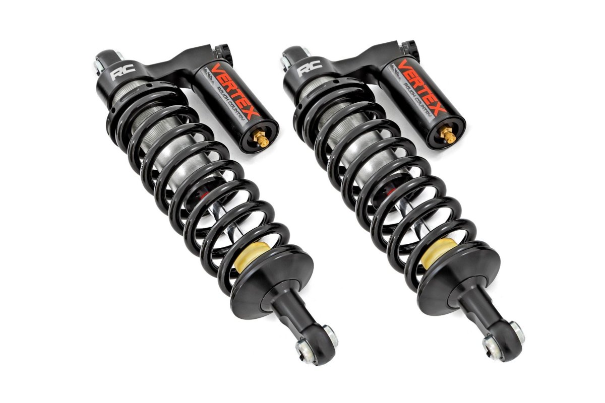 Polaris Ranger XP 1000 Trail Boss Coilover Suspension Kit - Front - Rough Country - Vertex Adjustable - '21-'22